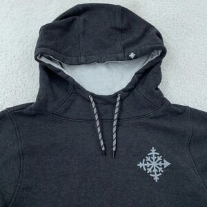 Ski The East Scuba Hoodie Sweatshirt Womens S Charcoal Pullover Snowboard Skiing
